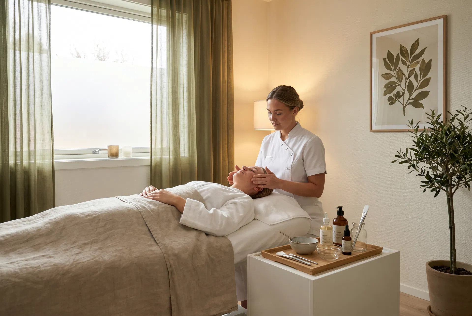 Clinical vs spa facial